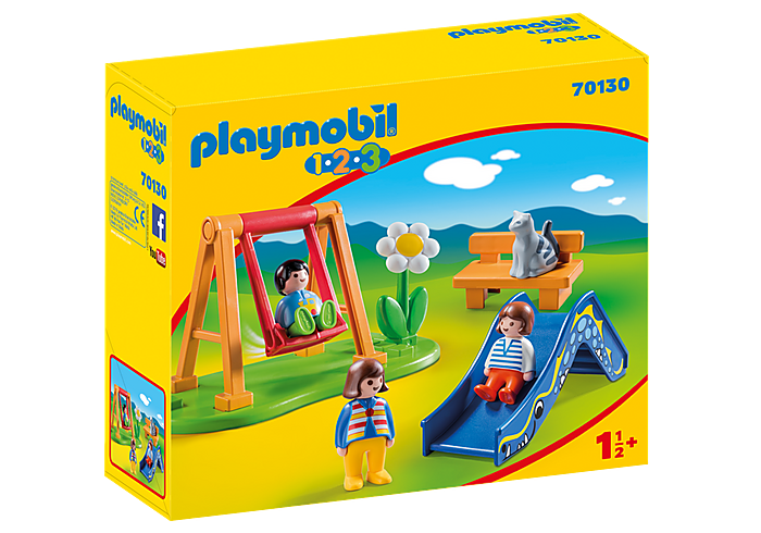 Playmobil - 1 2 3 - Children's Playground - 70130