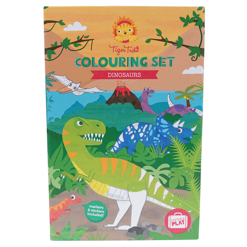 Tiger Tribe - Colouring Set - Dinosaurs