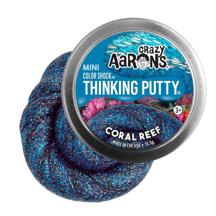 Crazy Aaron's Thinking Putty MINI - Coral Reef - Color Shock