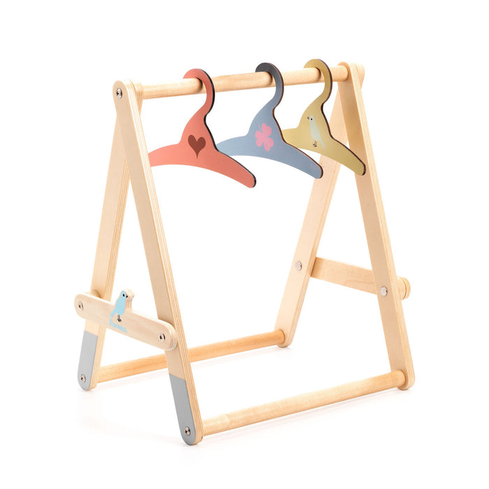 Pomea Collection - Clothes Rack and 3 Hangers