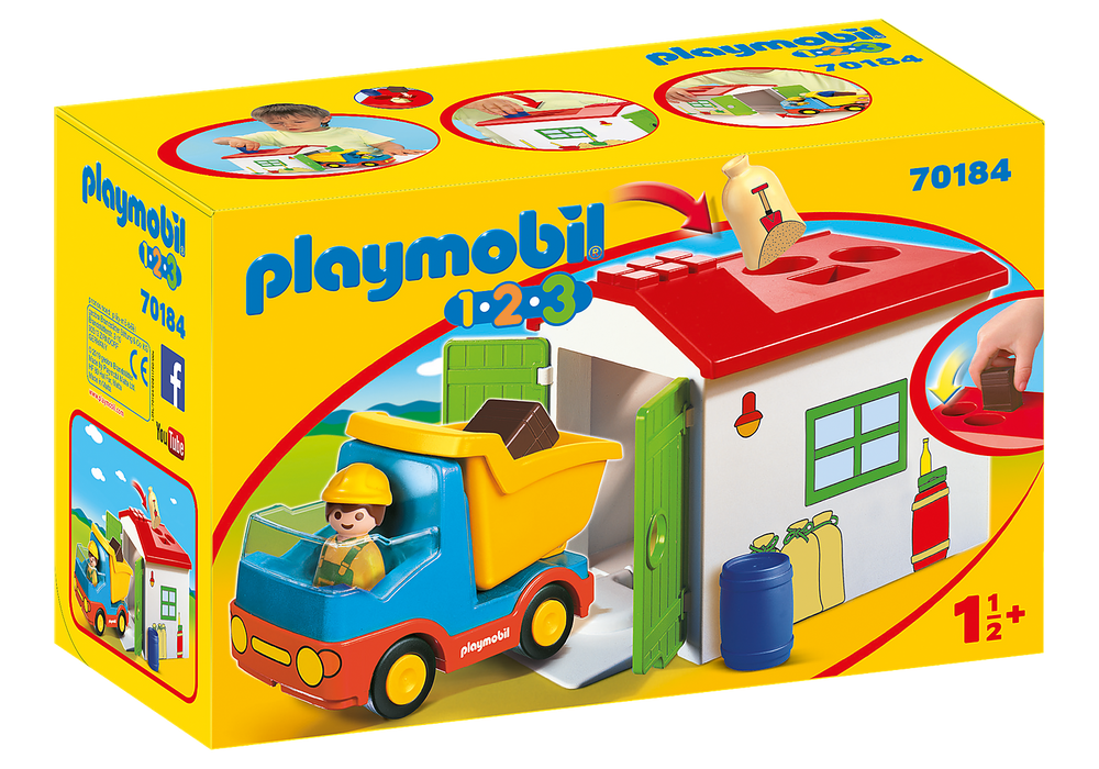 Playmobil - 1 2 3 - Dump trucks - 70184