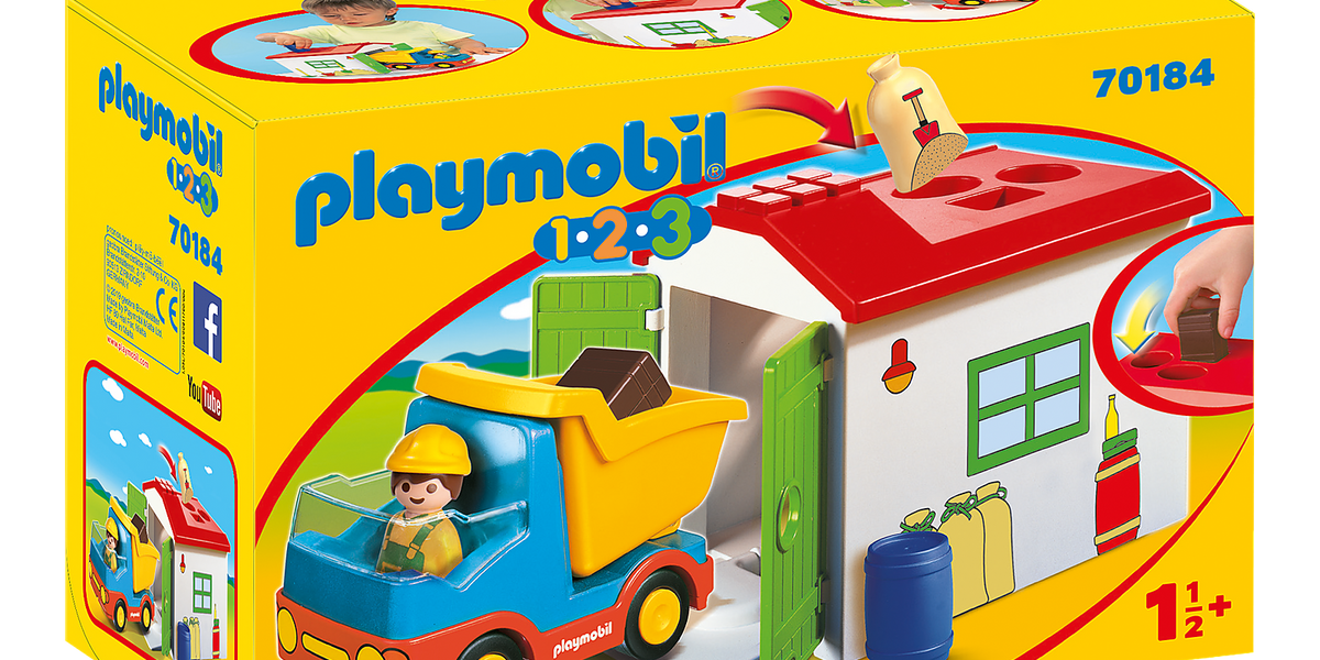 Playmobil 123 store truck with garage