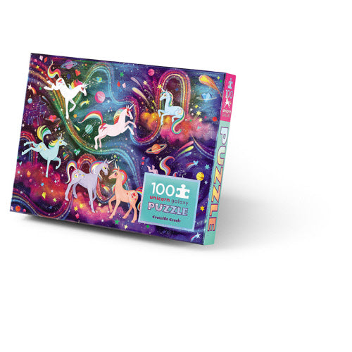 Crocodile Creek 100pc Holographic Puzzle - Unicorn Galaxy