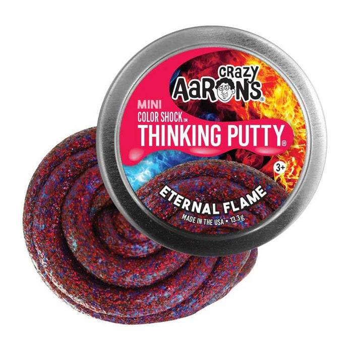 Crazy Aaron's Thinking Putty MINI - Eternal Flame - Color Shock
