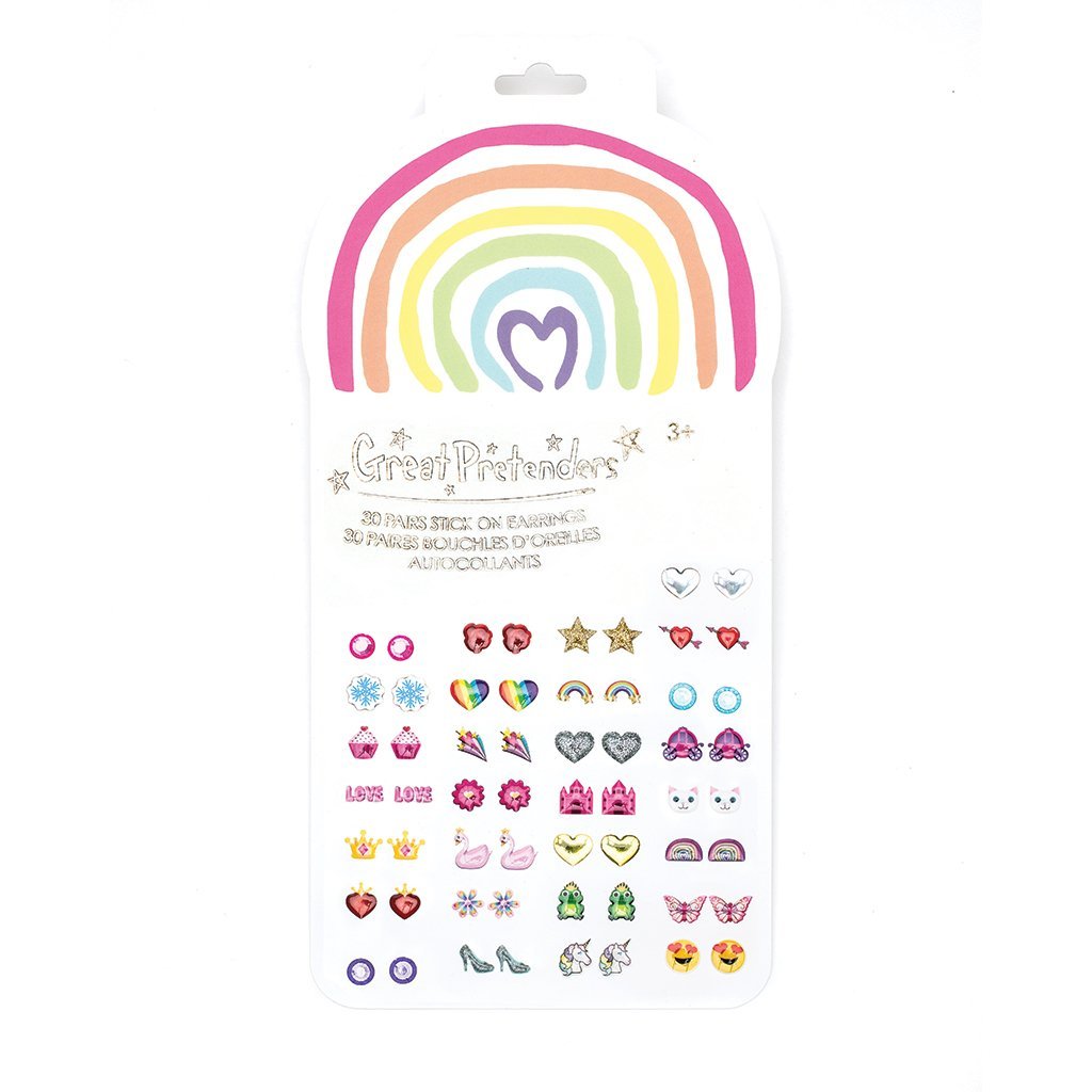 Great Pretenders Stick On Earrings - Various Styles