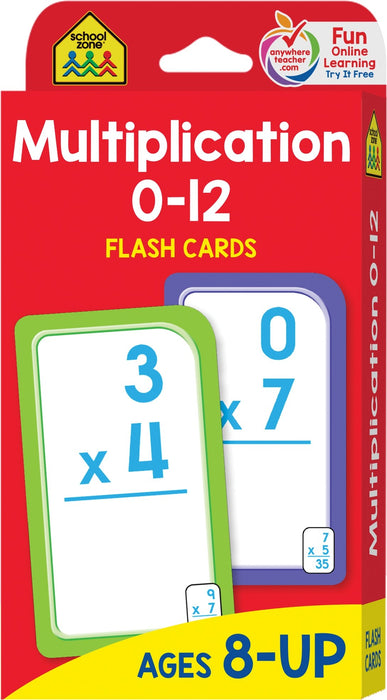 Flash Cards - Multiplication 0-12