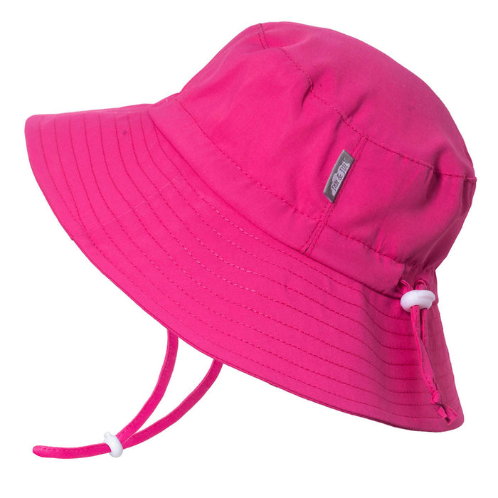 Jan & Jul Aqua Dry Bucket Hat Hot Pink - Sz Small