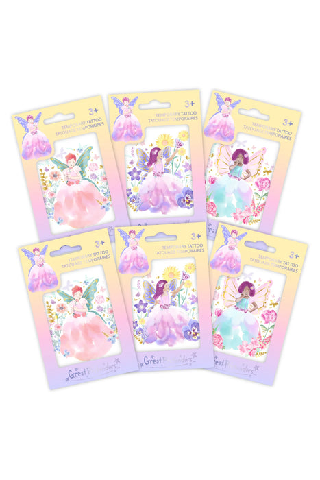Great Pretenders Butterfly Fairy Temporary Tattoos - Single