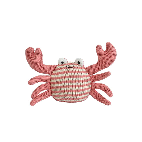 Mon Ami Caldwell Crab Knit Rattle