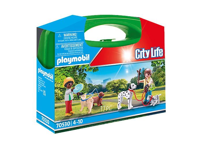 Playmobil - City Life - Puppy Playtime Carry Case - 70530