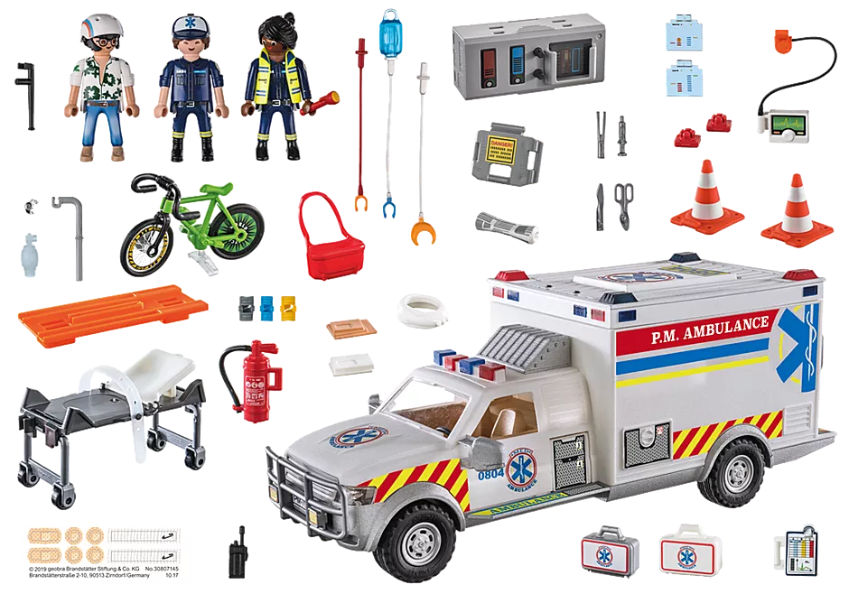 Playmobil - City Action - Ambulance with Lights and Sound - 70936