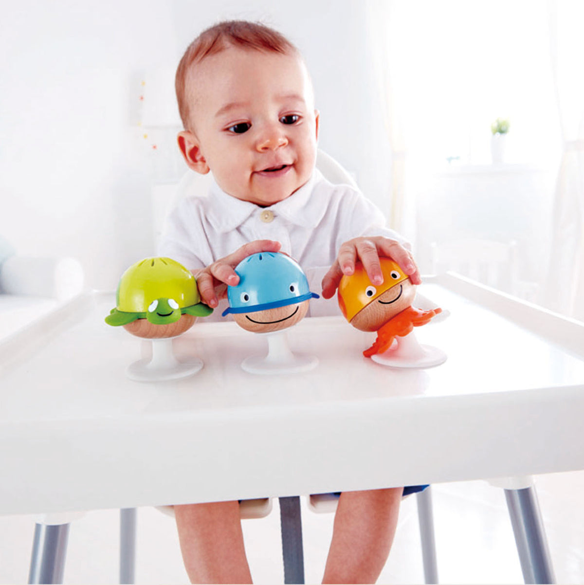 Hape Stay-put Rattle Set