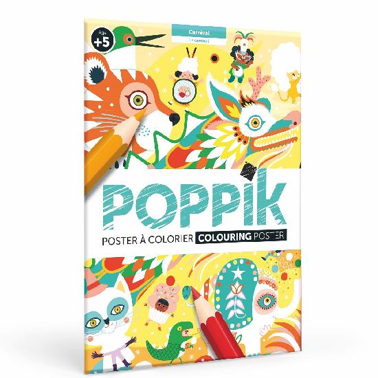 Poppik Colouring Poster - Carnival