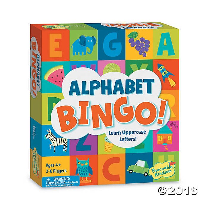 Peaceable Kingdom Alphabet Bingo!