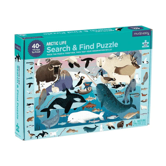 Arctic Life Search and Find 64pc Puzzle
