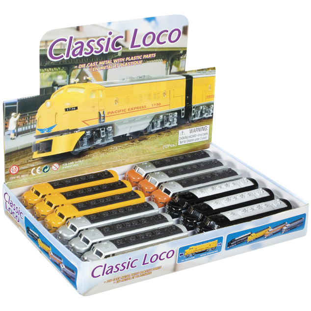 Diecast Classic Diesel Train - Various Colours