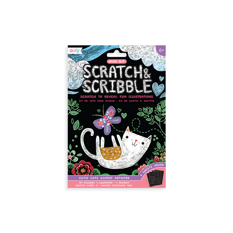 ooly Mini Scratch & Scribble Art Kit - Various Styles