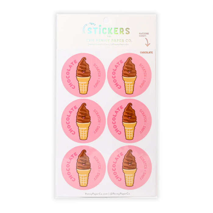 Scented Scratch and Sniff Stickers - Various Styles