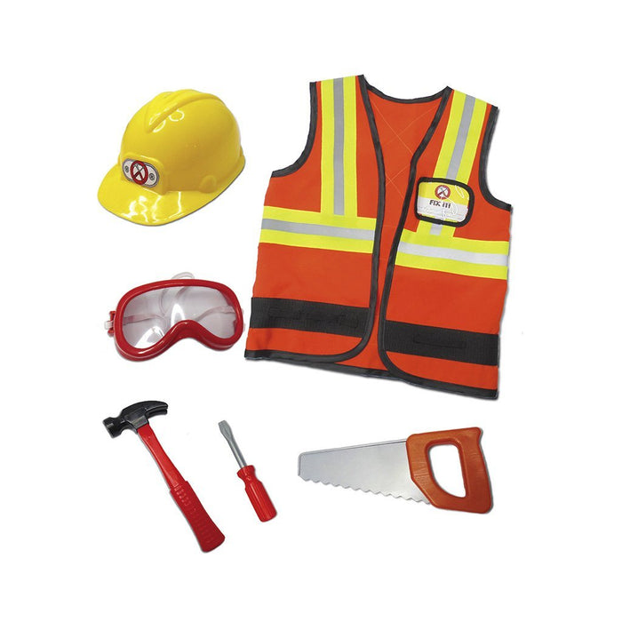 Great Pretenders Construction Worker with Accessories SZ 5-6