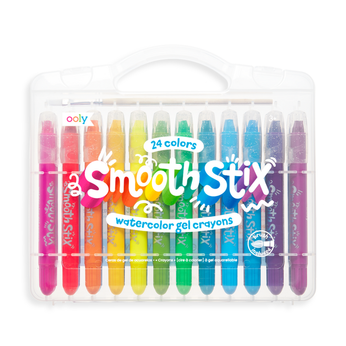 ooly Smooth Stix Watercolour Gel Crayons 25pc Set