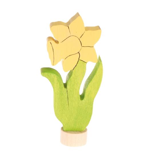 Handcoloured Deco Daffodil by Grimm's