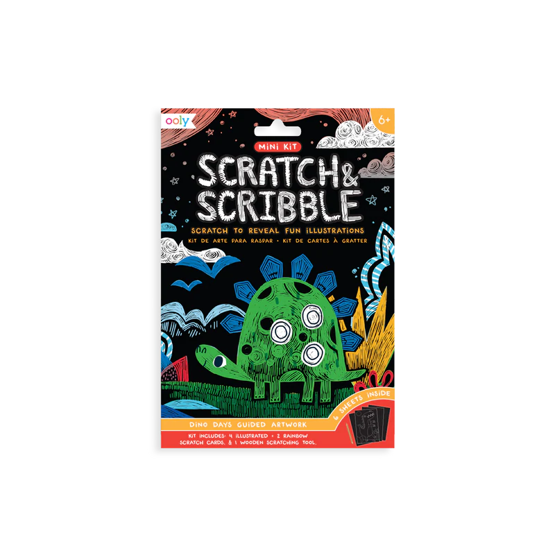 ooly Mini Scratch & Scribble Art Kit - Various Styles