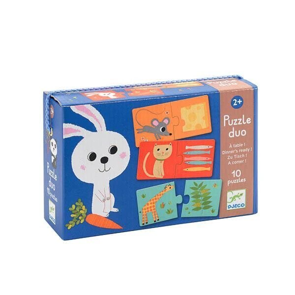 Djeco 2pc Puzzles - Dinner's Ready!