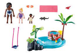 Playmobil - Family Fun - Children's Pool With Slide - 70611