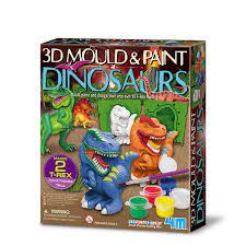 3D Mould & Paint - Dinosaurs