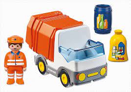Playmobil - 1 2 3 - Recycling Truck - 6774