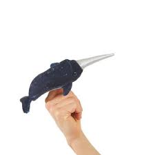 Mini Narwhal Finger Puppet
