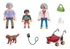 Playmobil - City Life - Grandparent's with Child - 70990