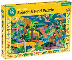 Mudpuppy 64 Piece Search and Find Puzzle  - Dinosaurs