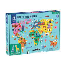 Map Of The World 78pc Puzzle
