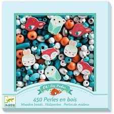 Djeco Wooden Beads - Small Animals