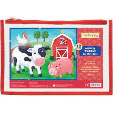 Mudpuppy 12 Piece Pouch Puzzle - Various Styles