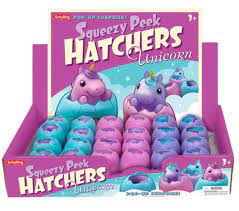 Unicorn Squeezy Peek Hatcher - Various Colours