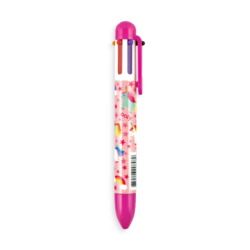 ooly 6 Click Multi Colour Pens - Unique Unicorns