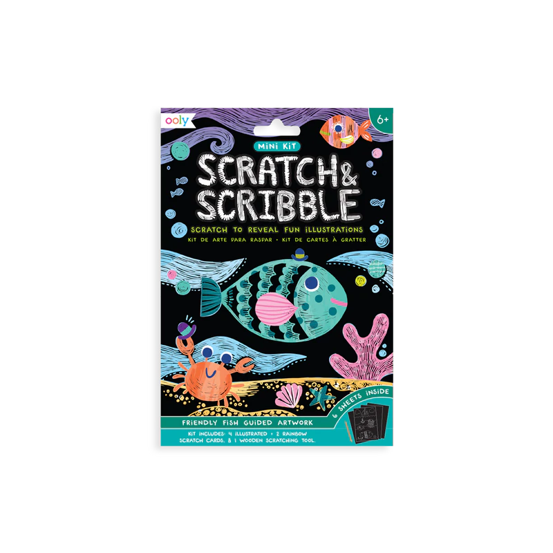 ooly Mini Scratch & Scribble Art Kit - Various Styles