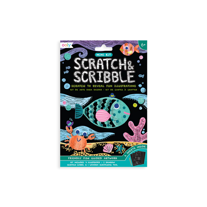 ooly Mini Scratch & Scribble Art Kit - Various Styles
