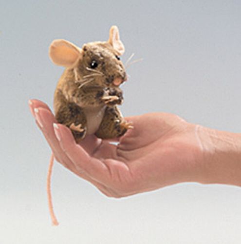 Mini Field Mouse Finger Puppet