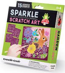 Crocodile Creek Sparkle Scratch Art - Various Styles