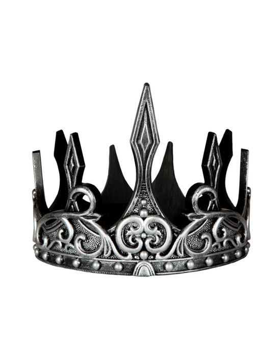 Great Pretenders Medieval Crown Silver and Black
