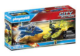 Playmobil - City Action - Police Jet with Drone - 70780