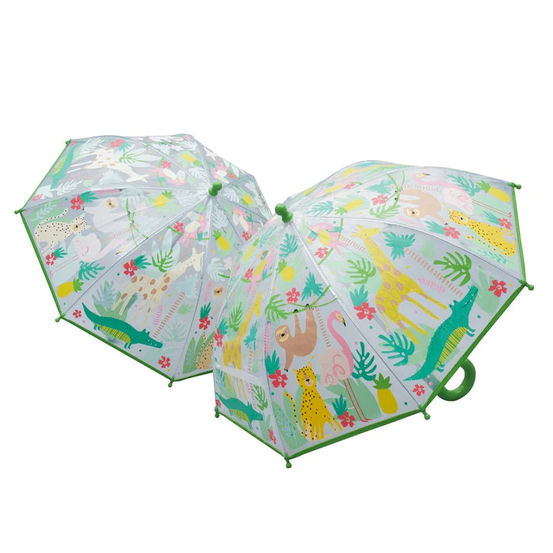 Colour Changing Transparent Umbrella - Various Styles