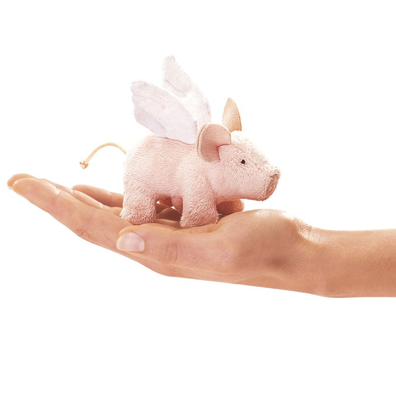 Mini Winged Pig Finger Puppet