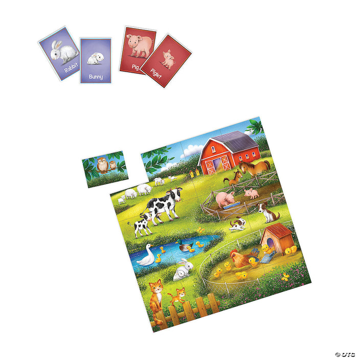 Peaceable Kingdom Match Up Puzzle - Mama and Baby