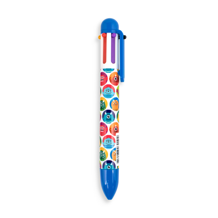 ooly 6 Click Multi Colour Pens - Monsters