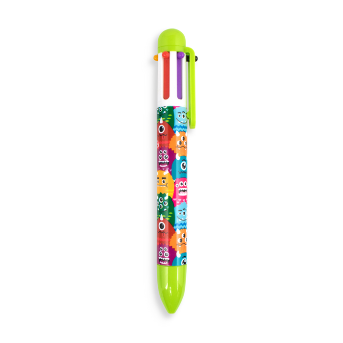 ooly 6 Click Multi Colour Pens - Monsters