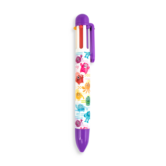 ooly 6 Click Multi Colour Pens - Monsters